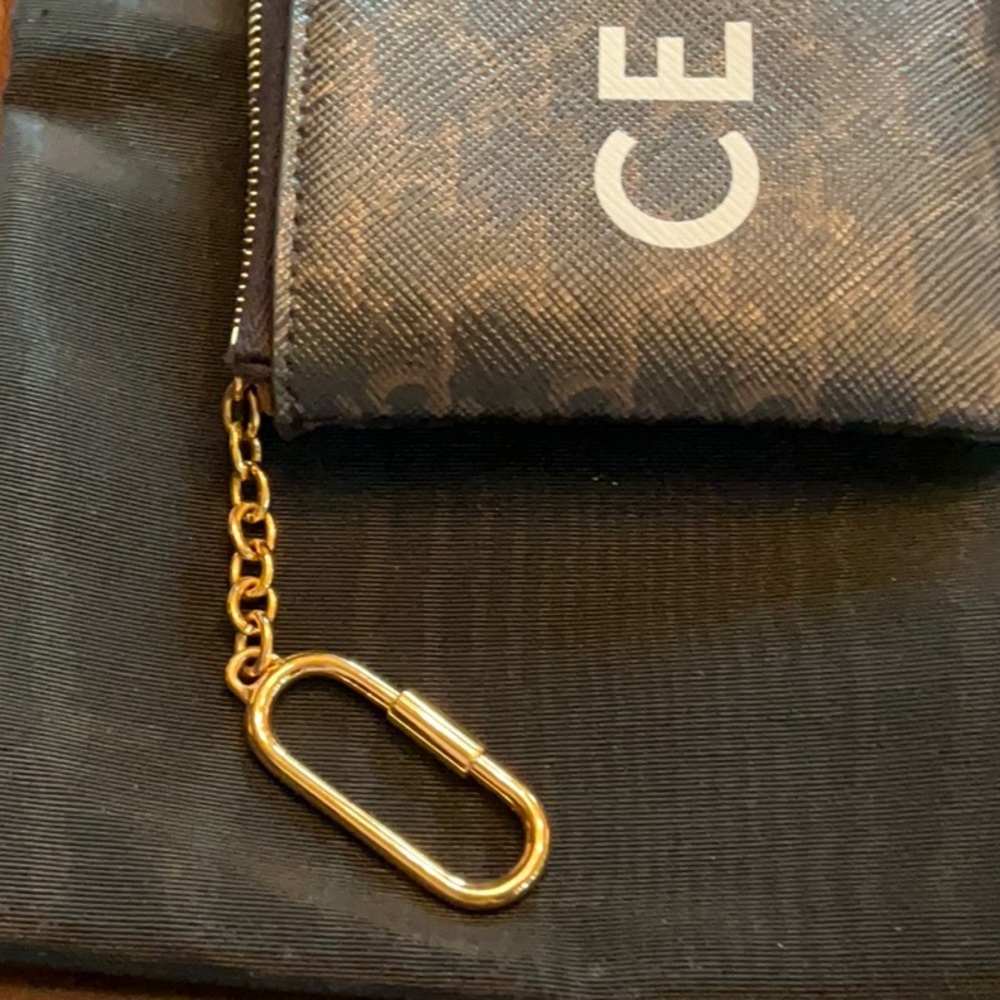 Celine Brown Zip Pouch - Picture 6 of 7